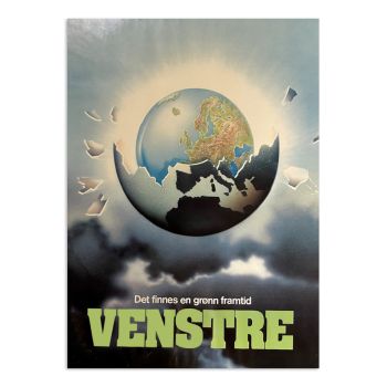 Retro valgplakat – Det finnes en grønn framtid