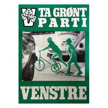 Retro valgplakat – Ta grønt parti