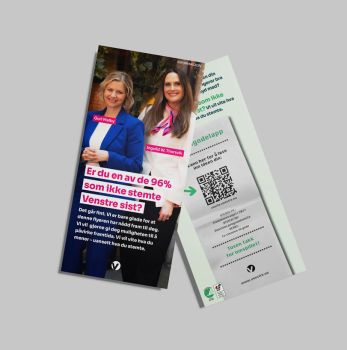 «Vi-vil-vite»flyer bokmål - 100 stk  