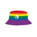 Bøttehatt i pride-farger