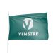 Balkongflagg med stang og veggfeste
