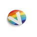 Button Pride- 100 mm. Matt finish